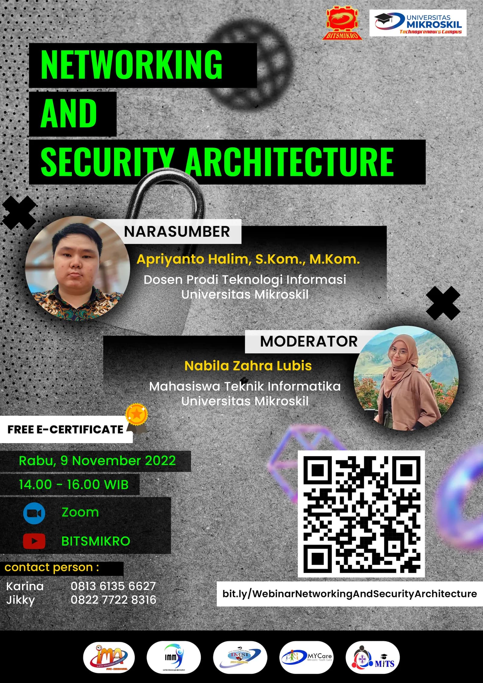 Cyber security seminar poster